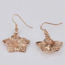 Best Friends jewerly 18K Gold Plated Earing flower lp drop earrings brincos SMTPE 58 ELY