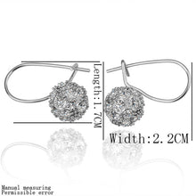 Best Friends jewerly 18K Gold Plated Earing nj ball drop earrings brincos SMTPE 63 ELY