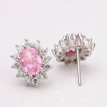 Best Friends jewerly 18K Gold Plated Earing pink ve stud earrings brincos SMTPE 23 ELY