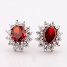 Best Friends jewerly 18K Gold Plated Earing red stud earrings brincos SMTPE 26 ELY