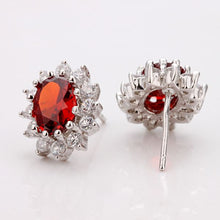 Best Friends jewerly 18K Gold Plated Earing red stud earrings brincos SMTPE 26 ELY