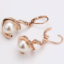 Best Friends jewerly 18K Gold Plated Earing spiral beads drop earrings brincos SMTPE 11 ELY