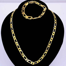 Best Gift 18K Gold Plating jewelry set sport chain necklace+bracelet sport SMTPS418 ELY