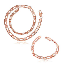 Best Gift 18K Gold Plating jewelry set sport chain necklace+bracelet sport SMTPS418 ELY