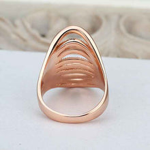 Best Gift 18k gold plated wedding rings pink Watermelon pattern anel men jewelry 537 ELY