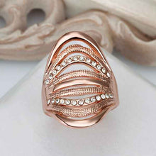 Best Gift 18k gold plated wedding rings pink Watermelon pattern anel men jewelry 537 ELY