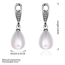 Best Gift 925 silver earing drop water beads pearl earrings earings NPLE 4 ELY