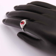 Best Gift silver rings Inlaid stone Lips aliancas men jewelry FSPR 7 ELY