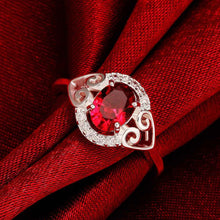 Best Gift silver rings Inlaid stone Lips aliancas men jewelry FSPR 7 ELY