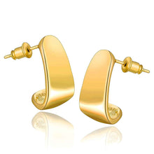 Best Gifts girl jewerly 18K Gold Plated Earing L stud earrings brincos SMTPE988 ELY