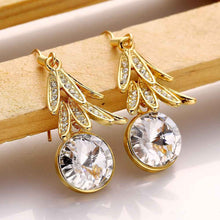 Best Gifts girl jewerly 18K Gold Plated Earing fruit crystal drop earrings brincos SMTPE973 ELY