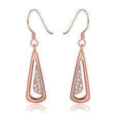 Best Gifts girl jewerly 18K Gold Plated Earing small dangle crystal drop earrings brincos SMTPE983 ELY