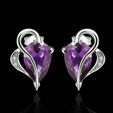 Best friends earings jewelry line purple blood violet stud brincos grandes pendientes earrings women earing FBLE 2 ELY