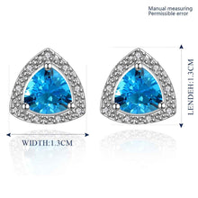 Best friends earings jewelry sapphire jewelry peach stud brincos grandes pendientes earrings women earing FBLE 6 ELY