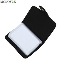 Black Business Cards Wallet Simplle Bag High Capacity Bank Credit Card ID Card Holder Pouch Case Bag Wallet Holder Money Bags ELY