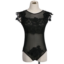 Bodycon Sleeveless Mesh Lace Long Split Womens Jumpsuit Combinaison Femme Sleeveless Slim Playsuit Rompers 1STL ELY