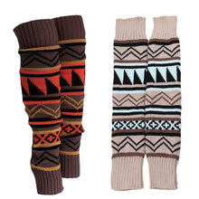 Bohemia Women Ladies Crochet Boot Cuffs Long Knit Boot Socks Leg Warmers Fall Boots Toppers Mixed Color Gaiters ELY