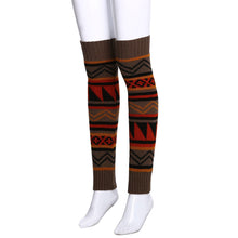 Bohemia Women Ladies Crochet Boot Cuffs Long Knit Boot Socks Leg Warmers Fall Boots Toppers Mixed Color Gaiters ELY