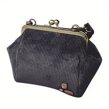 Brand Deisgner Corduroy Clip Shell Bag Mini Shoulder Bag Embroidery Tote Women Bag bolsa feminina ELY