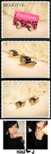 Small And Beautiful Gold Color Enamel Snail Shape Earrings 1STL ELY
