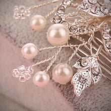 Bride high-end Manual Rhinestone Flower Hair Comb My Hair Adorn Article Exquisite Crystal Hair Jewelry Weeding Hairwears 1STL ELY