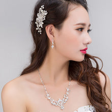 Bride high-end Manual Rhinestone Flower Hair Comb My Hair Adorn Article Exquisite Crystal Hair Jewelry Weeding Hairwears 1STL ELY