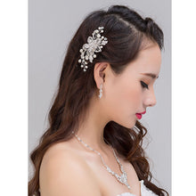 Bride high-end Manual Rhinestone Flower Hair Comb My Hair Adorn Article Exquisite Crystal Hair Jewelry Weeding Hairwears 1STL ELY
