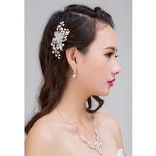 Bride high-end Manual Rhinestone Flower Hair Comb My Hair Adorn Article Exquisite Crystal Hair Jewelry Weeding Hairwears 1STL ELY