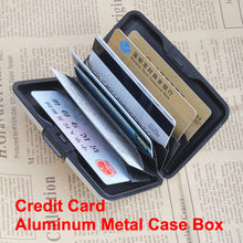 Business ID Name Credit Card Wallet Holder Aluminum Metal Case Box Waterproof 1S ELY
