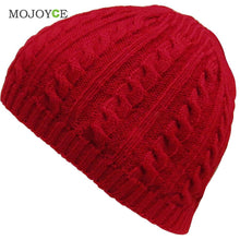 Cable Knit Warm Crochet Hat Braided Baggy Beret Cuffless Beanie Cap 1STL ELY