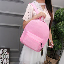 Candy Color Backpack School Bags For Teenagers Casual Gridding Bag Mochila Backpack Women Ladies Satchel Shoulder Rucksack 1STL ELY