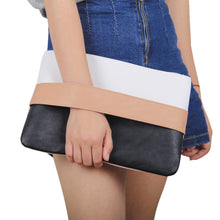 Candy Color Patchwork Women Bag Bags Handbags Women Famous Brand Tote PU Leather Clutch Purse Wallet Bag Bolsa Feminina ELY