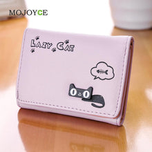 Candy Color Women Wallets Girl Purse Card Holder Cartoon PU Leather Clutch Bag Handbag carteira Womens Wallets and Purses ELY