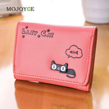 Candy Color Women Wallets Girl Purse Card Holder Cartoon PU Leather Clutch Bag Handbag carteira Womens Wallets and Purses ELY