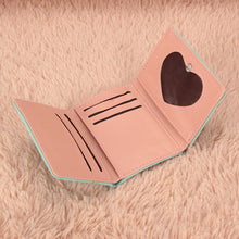 Candy Color Women Wallets Girl Purse Card Holder Cartoon PU Leather Clutch Bag Handbag carteira Womens Wallets and Purses ELY