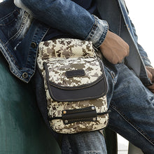 Canvas Drop Waist Leg Bag Waist Pack Belt Bicycle and Motorcycle Pack Military Riding Messenger Bag Camouflage Drop Pack ELY