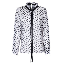 Casual Chiffon Women Blouse Long Sleeve Shirt Women Blusas femininas Women Tops Dot Print Blusa 1STL ELY