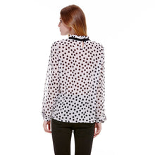 Casual Chiffon Women Blouse Long Sleeve Shirt Women Blusas femininas Women Tops Dot Print Blusa 1STL ELY