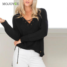 Casual Cross Strap Women Sweaters and Pullovers Long Sleeve Knitted Loose Sweater Poncho Pullover Sweater Women Pull Femme ELY