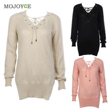 Casual Cross Strap Women Sweaters and Pullovers Long Sleeve Knitted Loose Sweater Poncho Pullover Sweater Women Pull Femme ELY