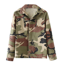 Casual Bomber Jacket Women Camouflage Sheath Outerwear Vogue Coat Women Cardigan jaqueta feminina Vogue Ladies Coat ELY