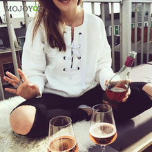 Casual Long Sleeve Hoodie Sweatshirt Jumper Pullover Tops Sweatshirt Women Suit Women Ctoss Strap Hoodies Women ELY