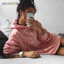 Casual Long Sleeve Hoodie Women Grey Pink Sweatshirt Women Jumper Sweatershirt Pullover Women Tops Free size ELY