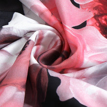 Casual Print Dress Printing Loose Bodycon Formal Party Dress Round Neck Floral Above-knee Length Dresses Vestidos ELY