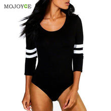 Casual Stretchy Leotard Jumpsuit Women Long Sleeve Bodysuit Short Jumpsuit Combinaison Femme Rompers Playsuit ELY