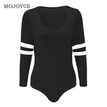 Casual Stretchy Leotard Jumpsuit Women Long Sleeve Bodysuit Short Jumpsuit Combinaison Femme Rompers Playsuit ELY