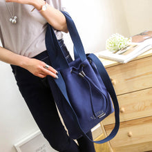 Casual Women Handbags Women Messenger Bags Canvas Bucket Bag Clutch Shoulder Bag Ladies Shoulder Canvas Bags ELY