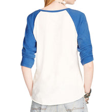 Casual Women Shirts Street Style T Shirt Three Quarter Sleeve Indiana Chief Print Colorful Tops Cotton Graphic Tops Tee ELY