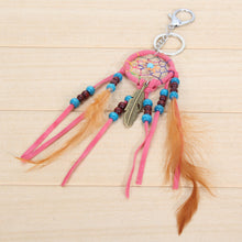 Catcher With Feathers Wall Hanging Decoration Keychain Bag Pendant 1STL ELY