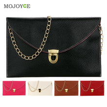 Chain Women Bag Multi Color Shoulder Crossbody Bag Women Leather Handbags Envelope Clutch Women Messenger Bag Bolsa Feminina ELY